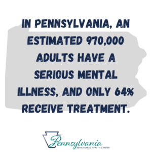 mental health statistics in Pennsylvania Philadelphia Phoenixville treatment behavioral health php iop op medication management psych psychiatric evaluations residential rehabs near me detox SAMHSA